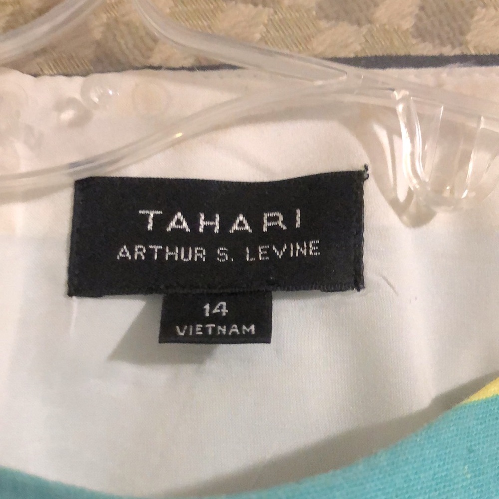 TAHARI ARTHUR LEVINE SZ 14 MULTICOLORED - Picture 5 of 7